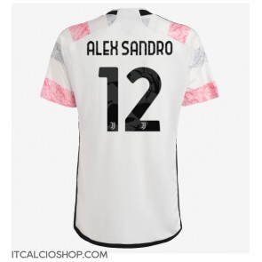 Juventus Alex Sandro #12 Seconda Maglia 2023-24 Manica Corta